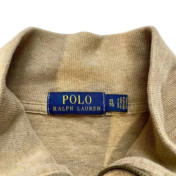 Polo Ralph Lauren 1/4 Zip Cotton Pullover Sweater - Picture 2 of 4